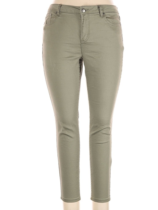 Needle & cloth Denim - Needle & Cloth Skinny Ankle Stretch Lightweight Denim  in Olive Green